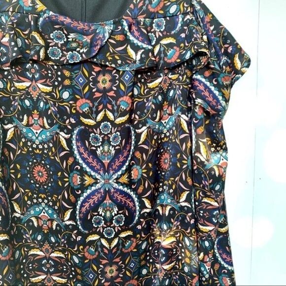 Xhilaration | Cold Shoulder Floral Boho dress - Picture 4 of 6